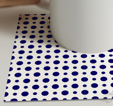 Merész pöttyös mintás poháralátétek - TenStickers