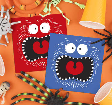 Modern és színes halloween ital alátét - TenStickers