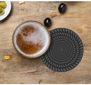 Spirálmintás kerek poháralátétek - TenStickers