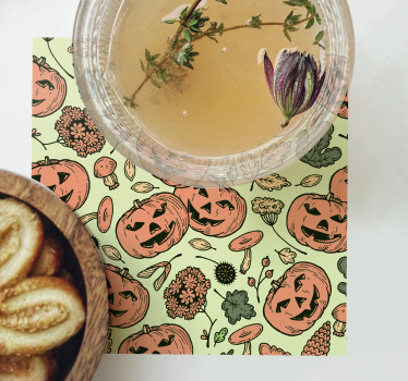 Sütőtök halloween alátét - TenStickers
