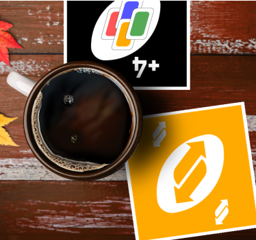 Színes kártya motívumok poháralátétek szörnyszülött - TenStickers