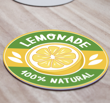 Vintage limonádé retro poháralátétek - TenStickers