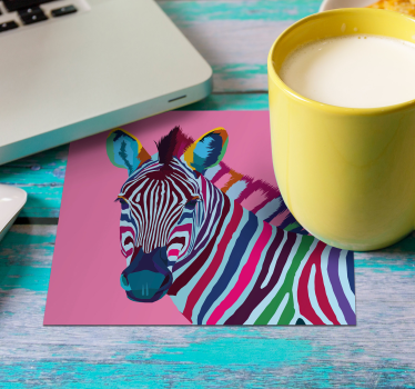 Zebra pop art modern alátét - TenStickers