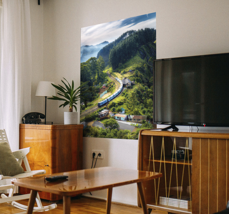 Táj vonat poszter - TenStickers