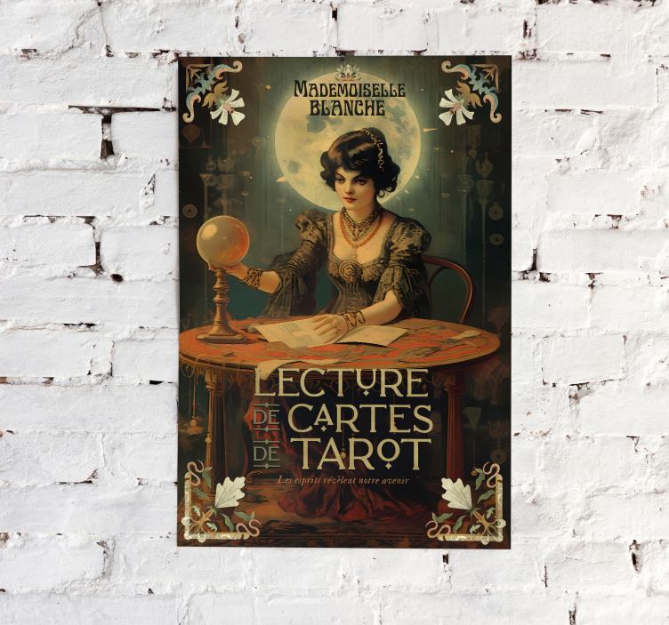 poszter vintage tarot olvasásokTarot jóslások - TenStickers