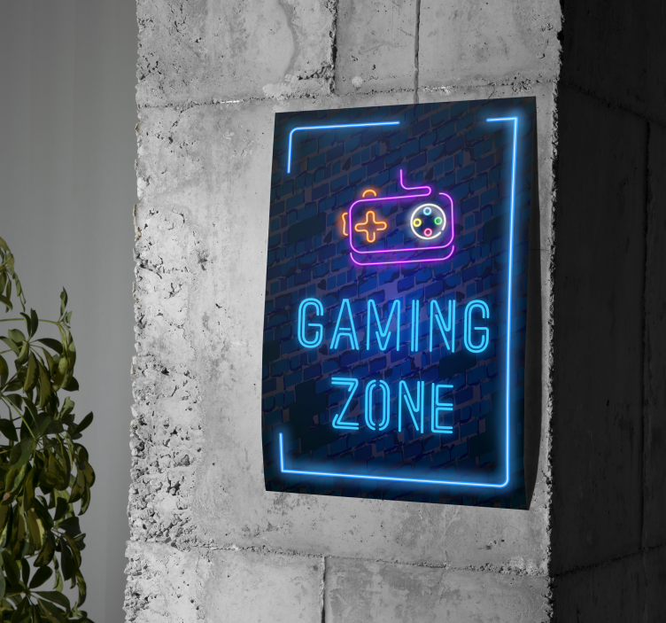 gaming zone videojáték poszter - TenStickers