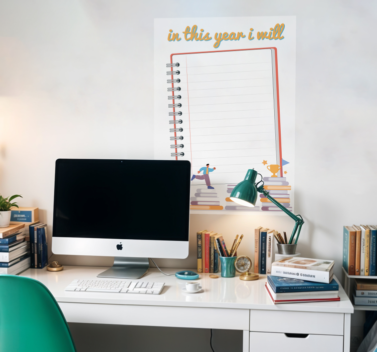 Az év céljai plakát - TenStickers