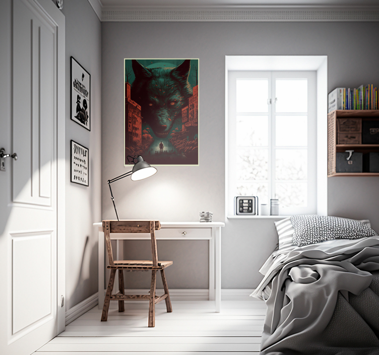 Farkas film plakát állat poszter - TenStickers