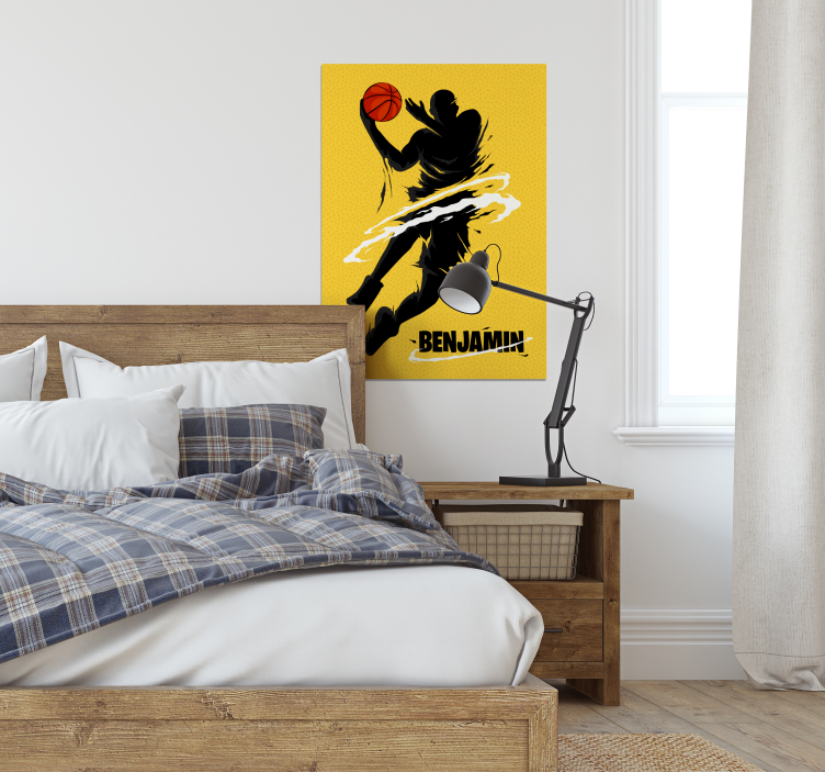 Kosárlabda játékos ugrás poszter - TenStickers