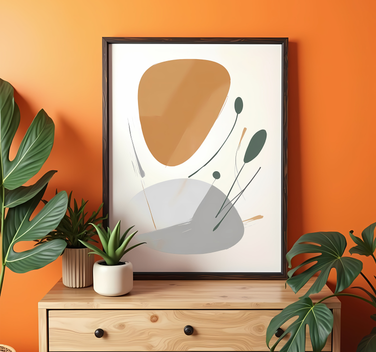 Művészi zavar absztrakt poszter - TenStickers