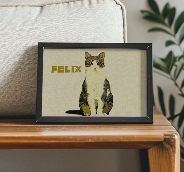 Személyre szabott illusztráció féltónus plakát más állatok - TenStickers