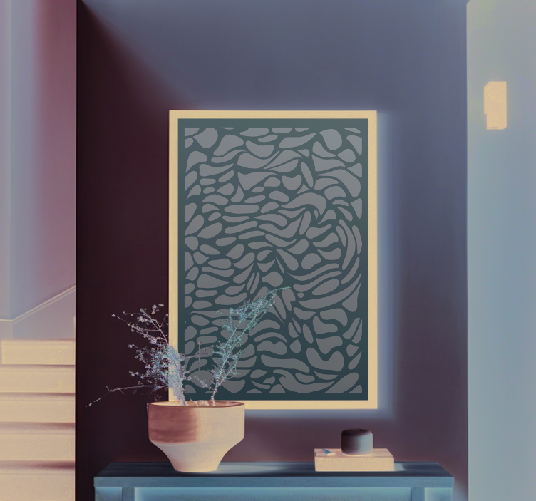 Természetes minta skandináv plakát - TenStickers