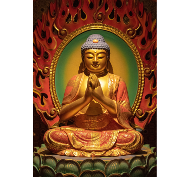 Buddha vallási poszter - TenStickers