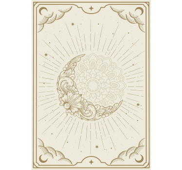 plakát szobánként hold mandala - TenStickers