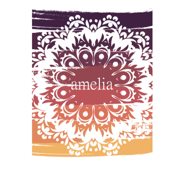 Mandala név személyre szabott poszter - TenStickers