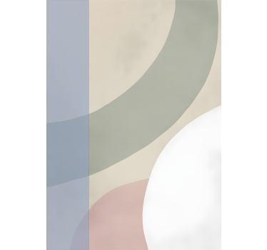 absztrakt poszter szín paletta - TenStickers