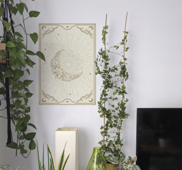 plakát szobánként hold mandala - TenStickers