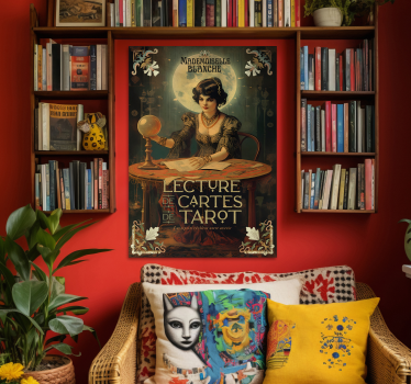 poszter vintage tarot olvasásokTarot jóslások - TenStickers