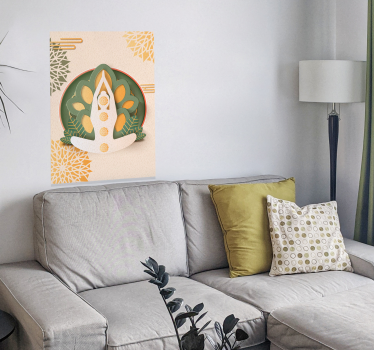 poszter zen namaste jóga - TenStickers
