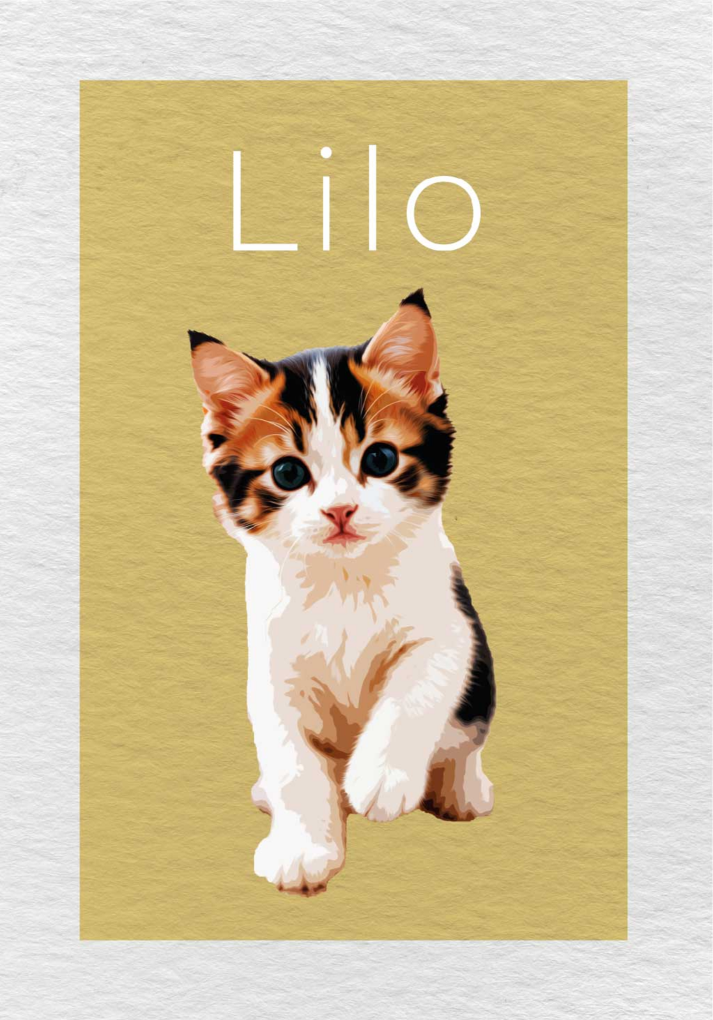 Személyre szabott rajzoló hatás plakát más állatok - TenStickers