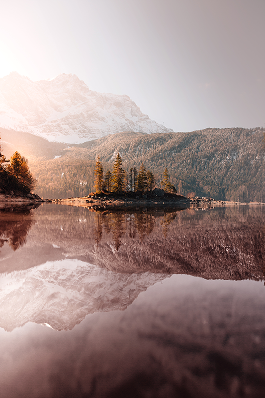 északi hegyek valósághű fotóplakát - TenStickers