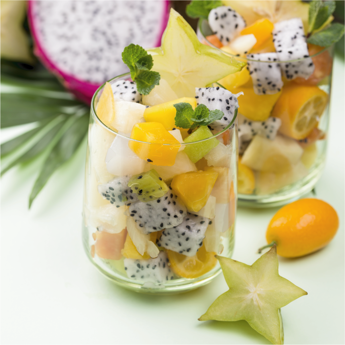 Mango és zöld szemüvegek plakát konyhánként - TenStickers