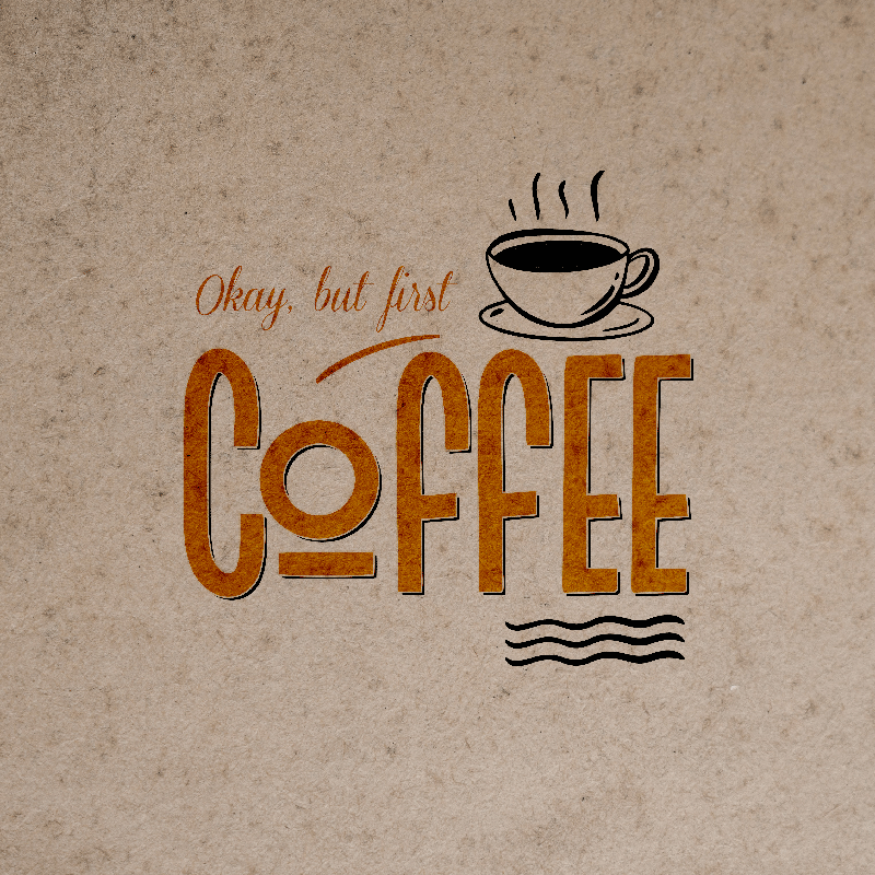 Szép vintage mondat plakát konyhánként - TenStickers