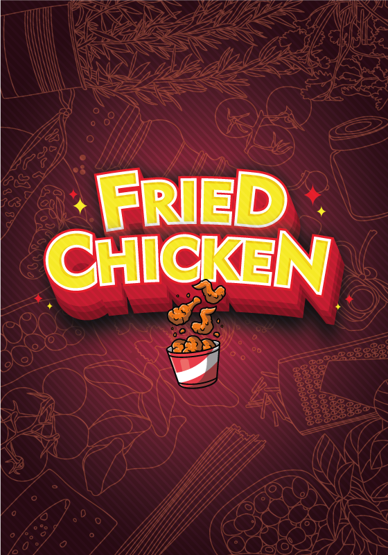 Graffiti taco sült csirke plakát konyhánként - TenStickers