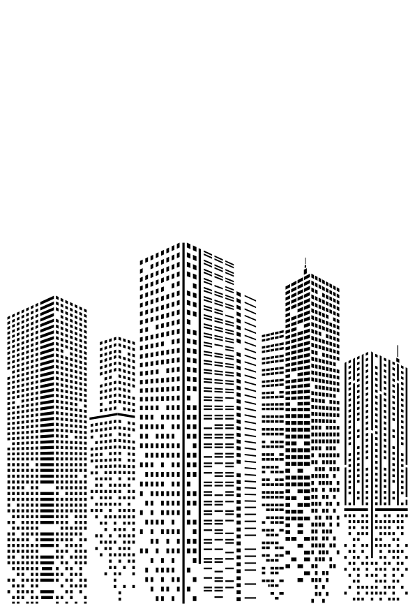 Irodai poszter városképpel - TenStickers