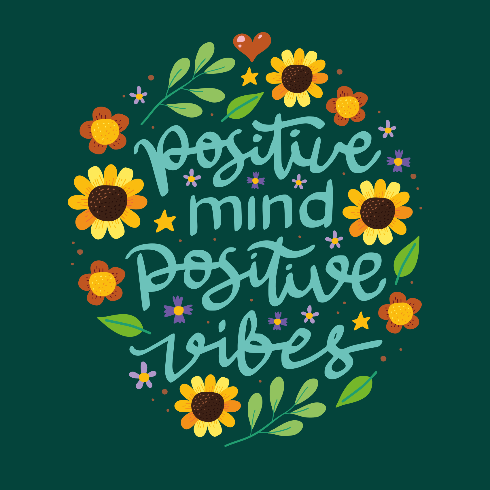 Motiváló idézet szép színekben poszter ifjúsági hálószobába - TenStickers
