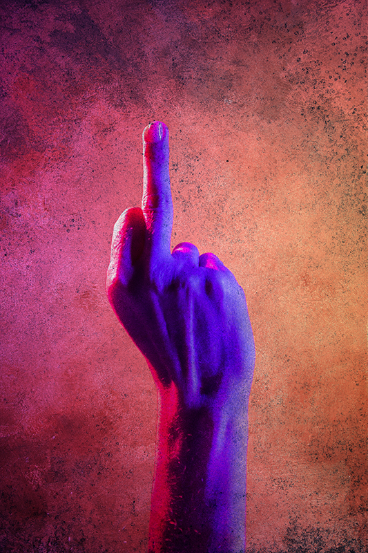 Ifjúsági f*ck you poszter hálószobába - TenStickers