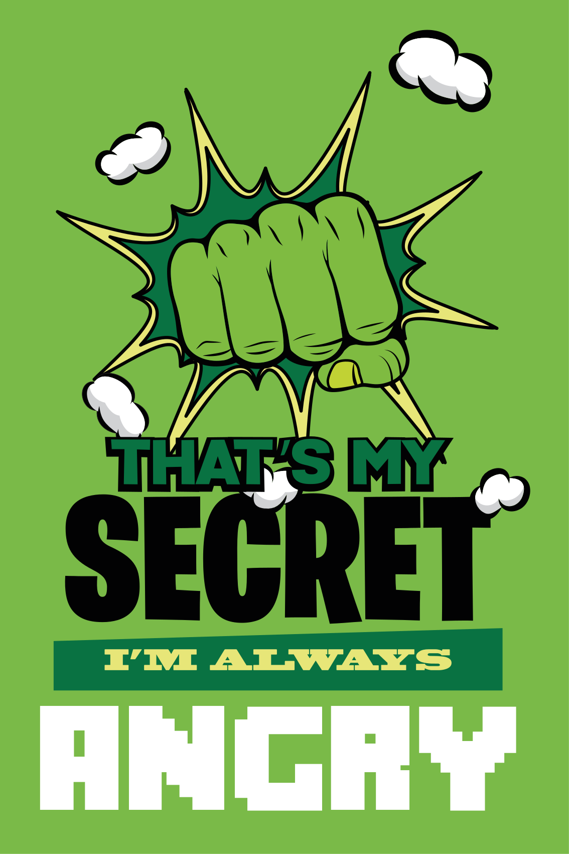 Mindig mérges poszter ifjúsági hálószobába - TenStickers