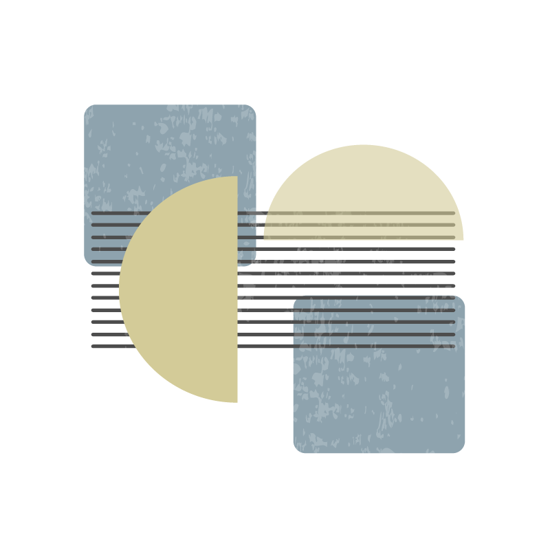 Kortárs művészet modern dizájn plakát szobánként - TenStickers