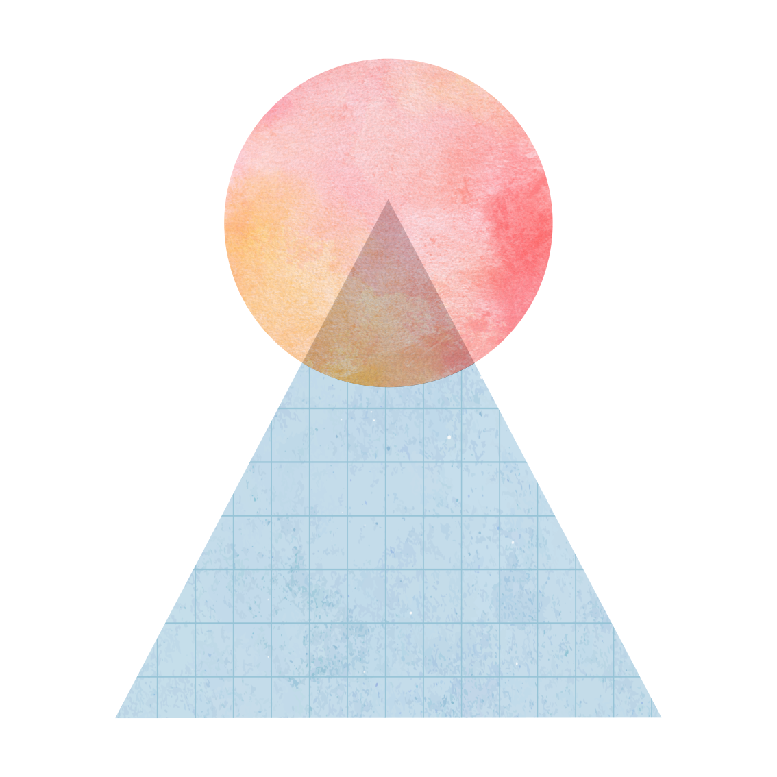 Nap és falművészeti háromszög plakát szobánként - TenStickers