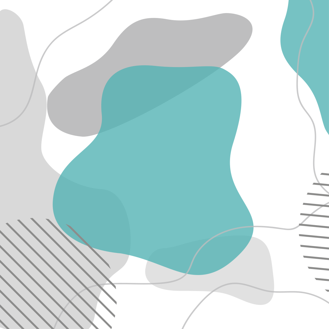 Kék és zöld falikép formák plakát szobánként - TenStickers