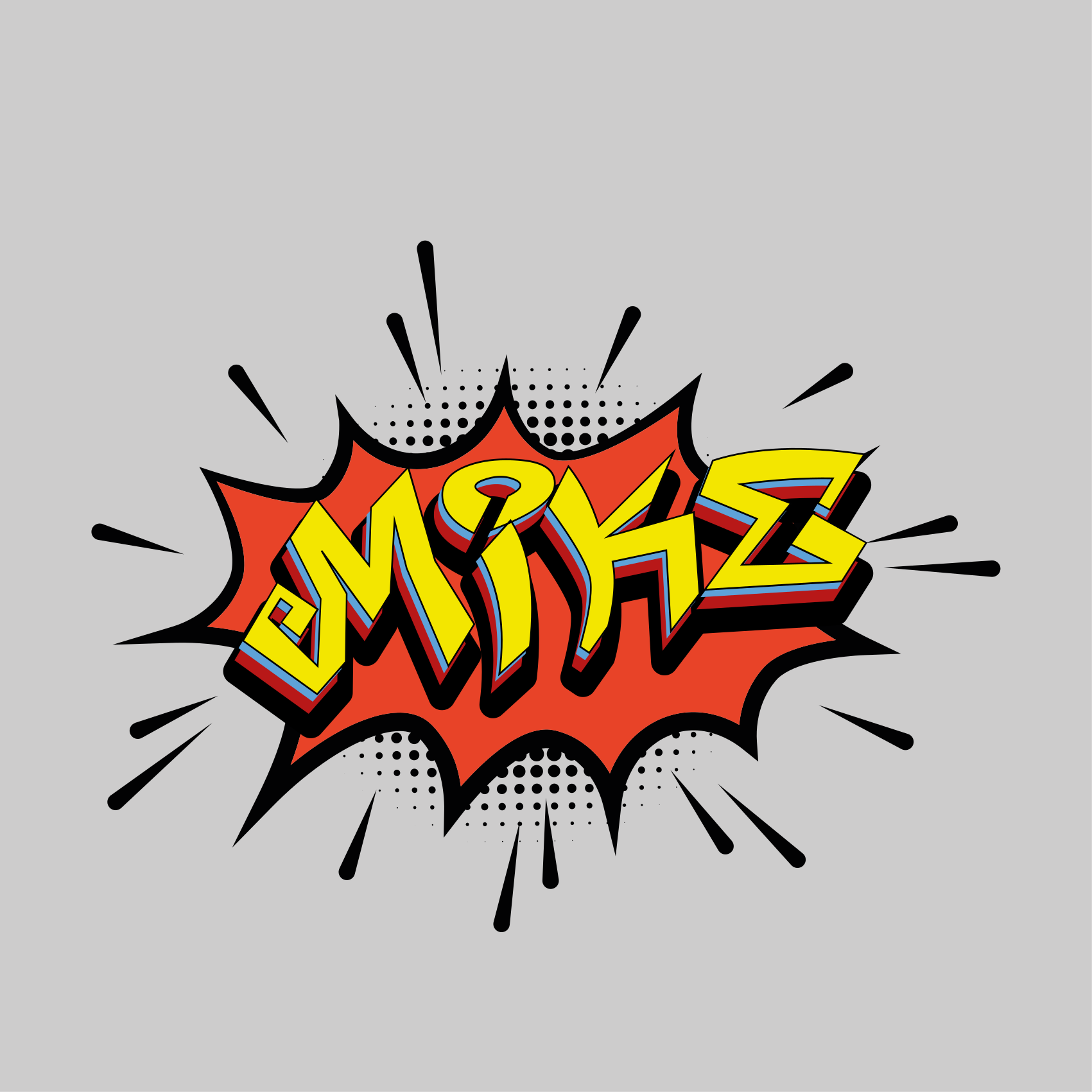 Képregény betűstílusú poszter ifjúsági hálószobába - TenStickers