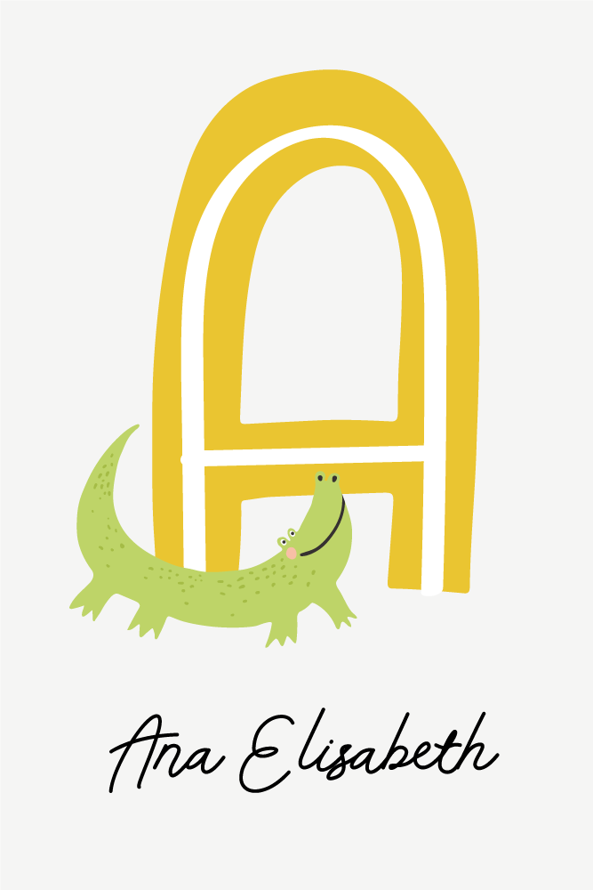 Krokodil barát poszter ifjúsági hálószobába - TenStickers