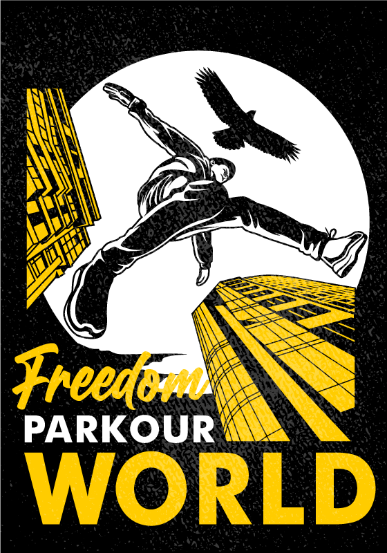 Parkour világ sport poszter - TenStickers