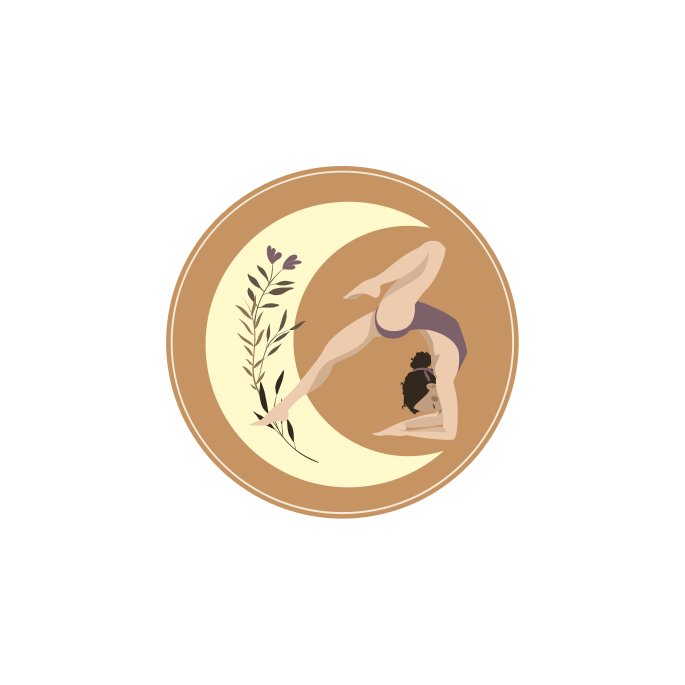 Holdas jóga póz illusztráció sport poszter - TenStickers