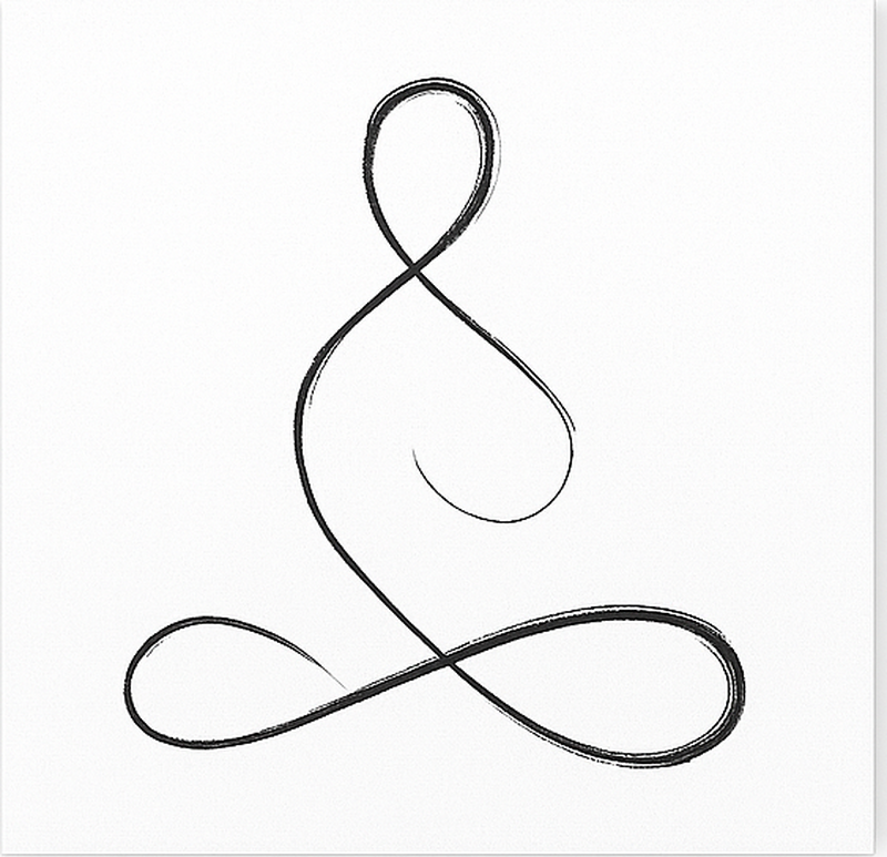 Légzőjóga dizájn sportposzter - TenStickers