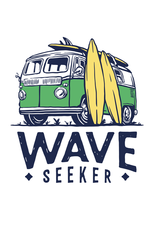 Surfing kaland sport poszter - TenStickers