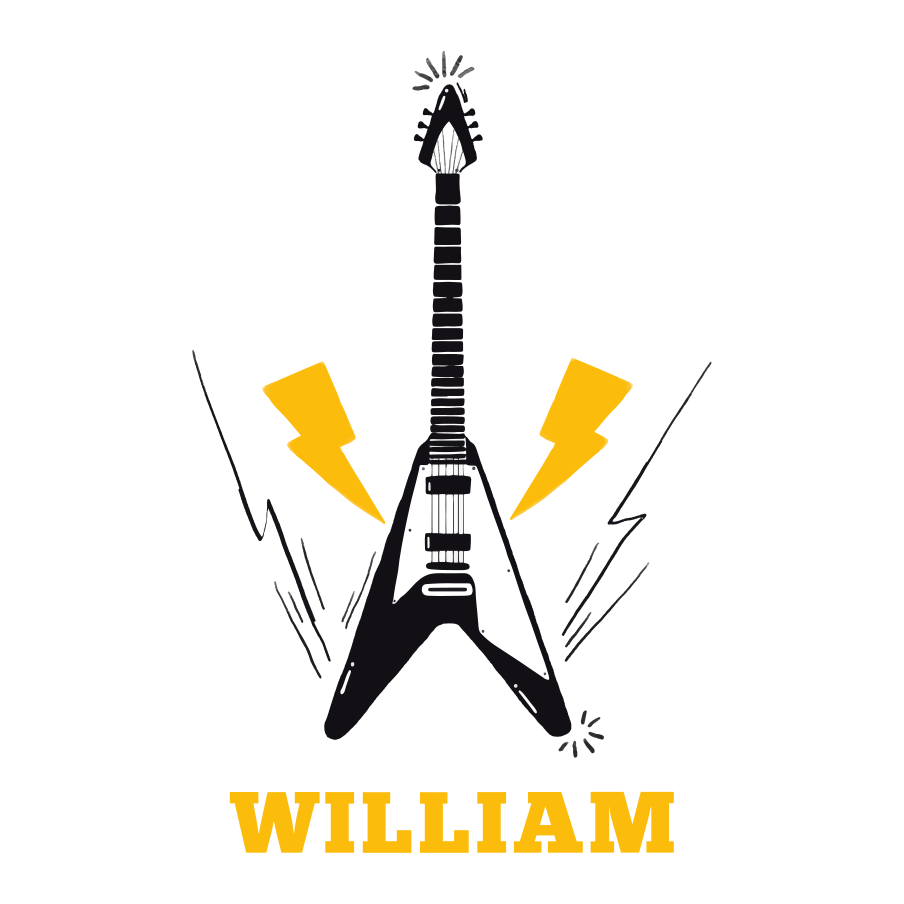 Elektromos gitár inspiráció testreszabható poszterek - TenStickers
