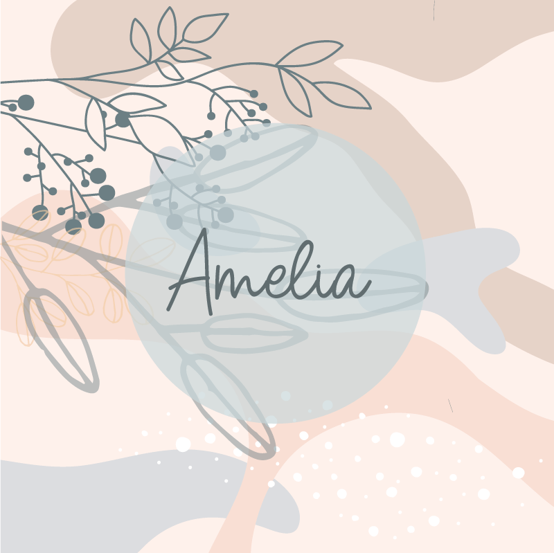 Amelia testreszabható poszterei - TenStickers