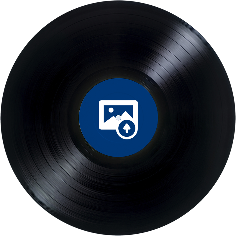 Személyre szabott vinyl lemez matricák zenei poszterek - TenStickers