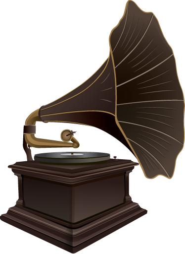 Zenei poszterek - régi gramofon vinyl dekoráció - TenStickers
