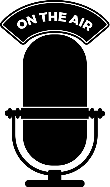 Vintage poszter rádió dekoráció on air - TenStickers
