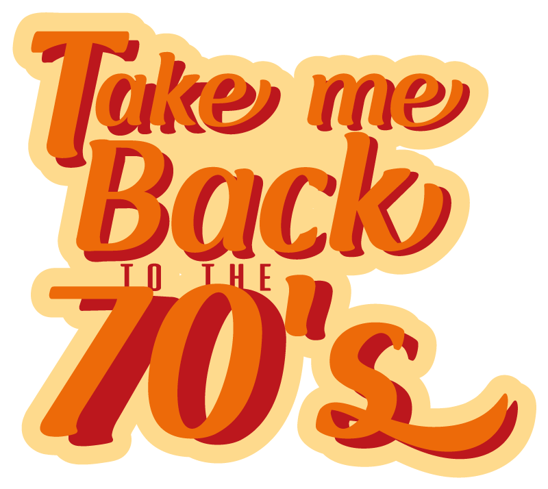 Vissza az 70-es évekbe poszter vintage - TenStickers