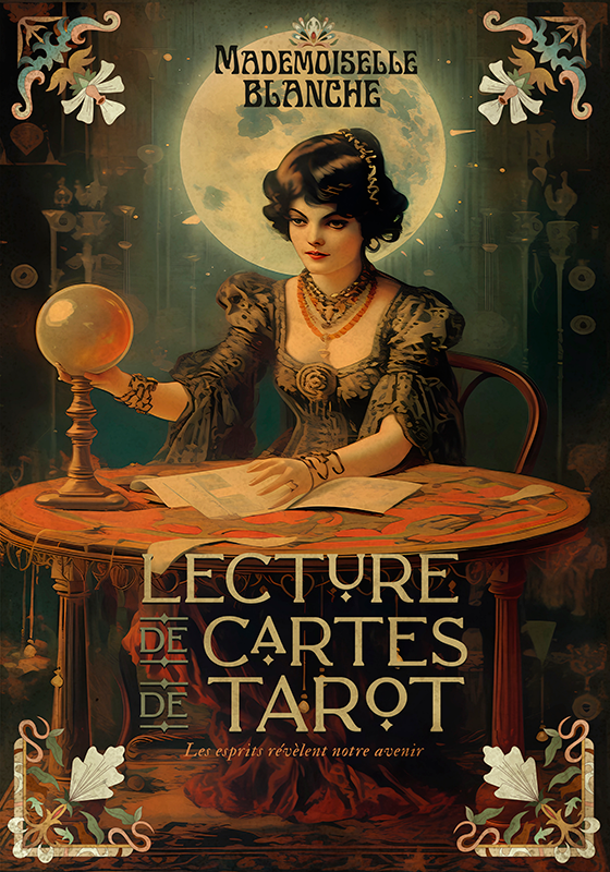 Vintage poszter tarot olvasásokhoz - TenStickers