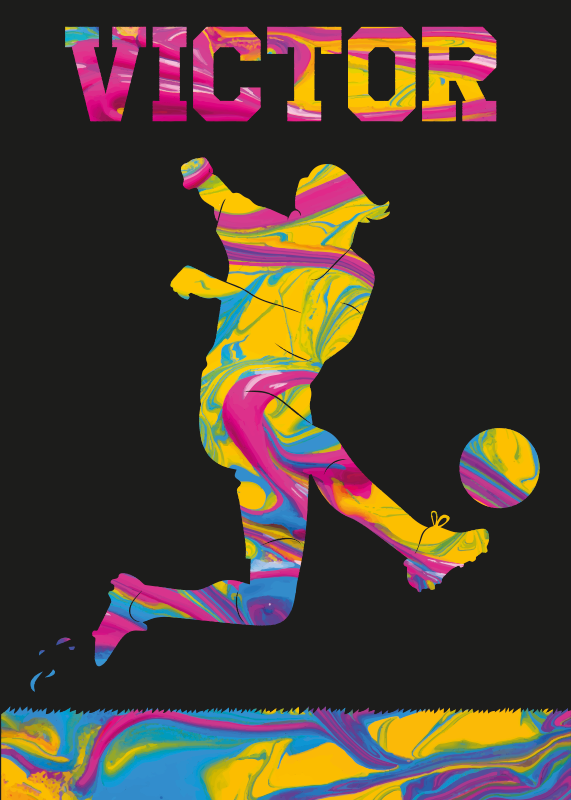 Futball poszter foci poszter - TenStickers