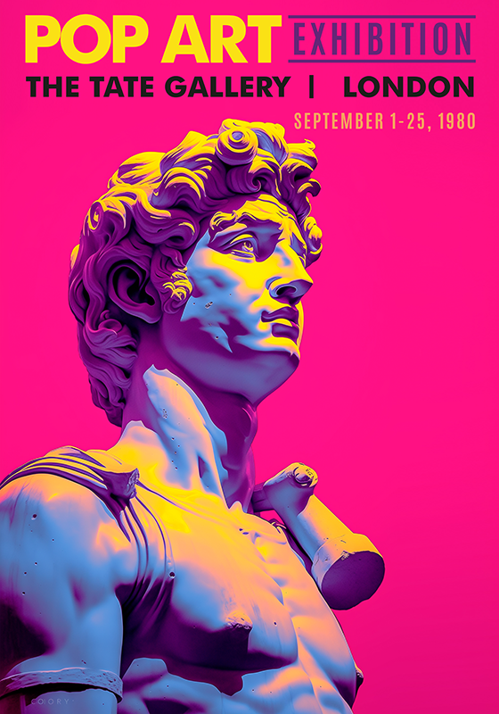 Plakátművészet pop art kiállítás - TenStickers